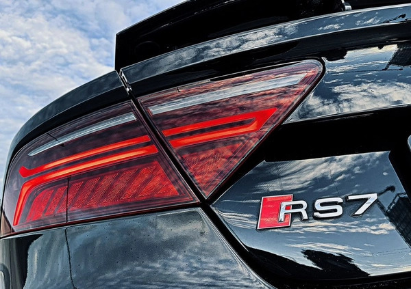 Audi RS7 cena 173900 przebieg: 99700, rok produkcji 2014 z Poznań małe 781